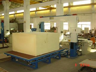 Circle horizontal sponge cutting machine 3