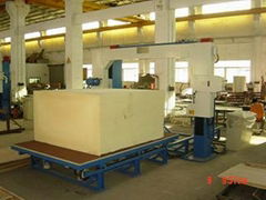 horizontal sponge cutting machine