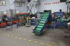 500kg PE PP two rank, water ring cutting pelletizing machine