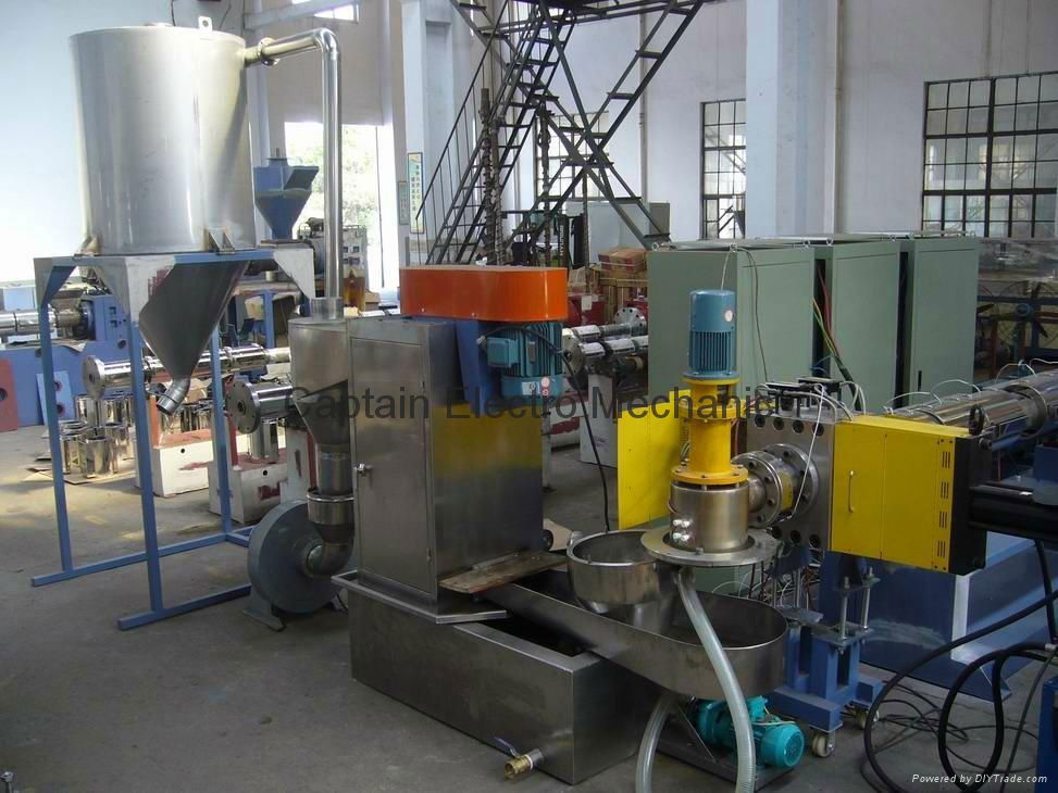 500kg PE PP two rank, water ring cutting pelletizing machine 2