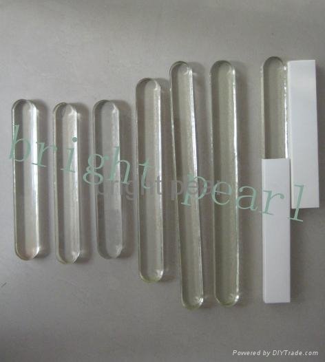 plain gauge glass (transparent sight glass) 4