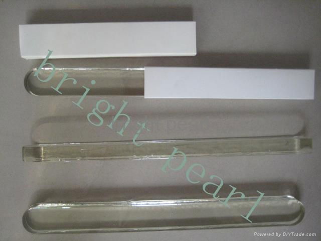 plain gauge glass (transparent sight glass) 5