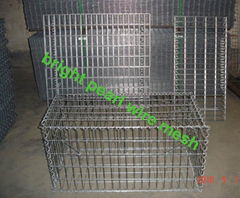 Galfan galvanized retaining wall gabion mat