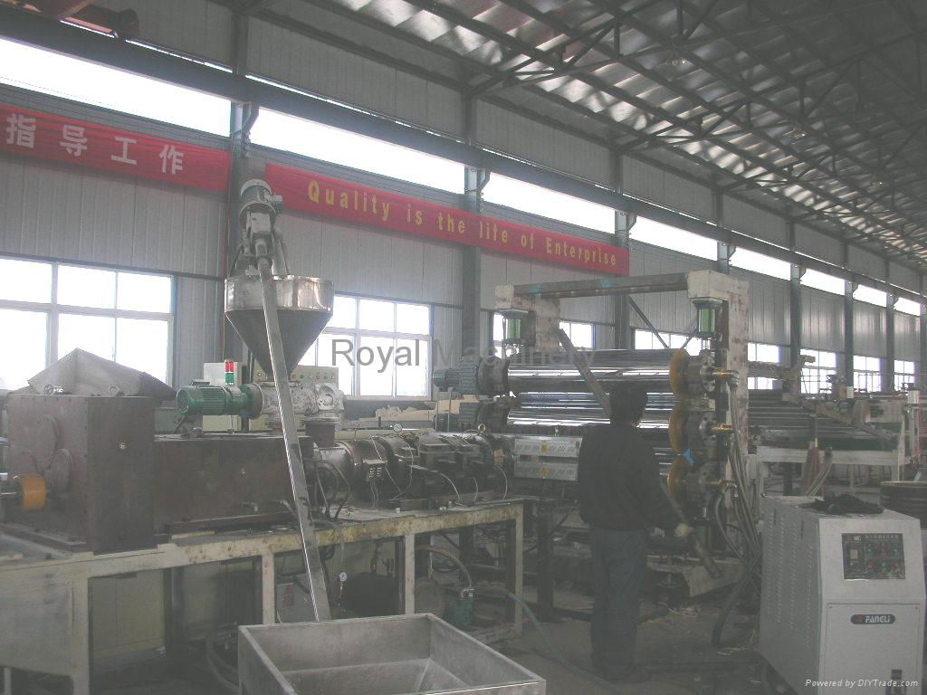 PVC Rigid Sheet Extrusion Line 3