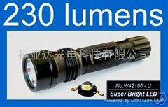 Super Bright SSC 42180 LED 230 lumens Flashlight