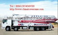 52m truck-mounted concrete pump 1