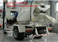 Truck-mounted concrete mixer