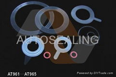 Rubber sealing gasket 