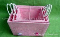 Paper rope basket