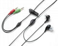 Skype Stereo headphones with mic