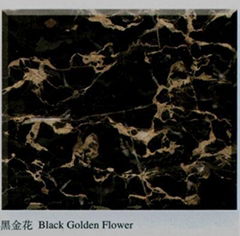 Black Golden Flower