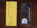 Automatic Mechanical Pencil Set With Refillable 12 Sharpy Color Lead