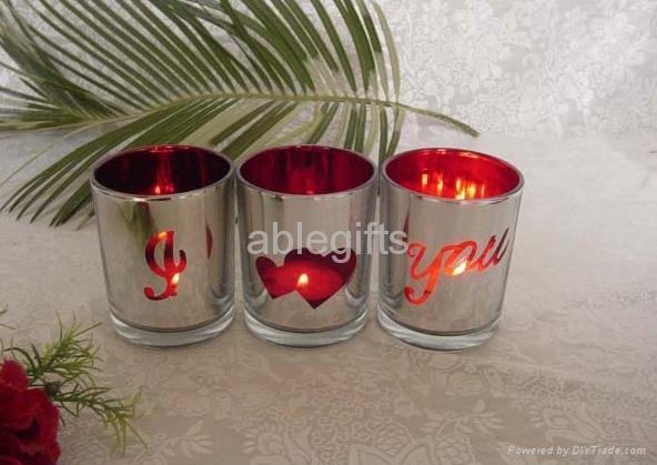 glass candle holders 3