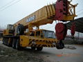 kato used mobile truck crane 120T, good machine 1