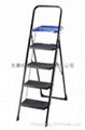 3-step aquare tube ladder with workplate 2