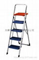 4-step aluminum ladder with workplate