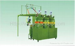 Soft foaming injection machine