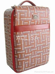 Wheeled l   age  & suitcase