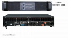 2 channels switching Power Amplifier, 1800Wx2, 8ohms