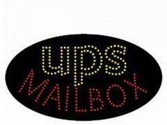 UPS Mailbox LED Signs
