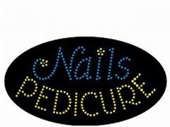 Nails and Pedicure LED Signs