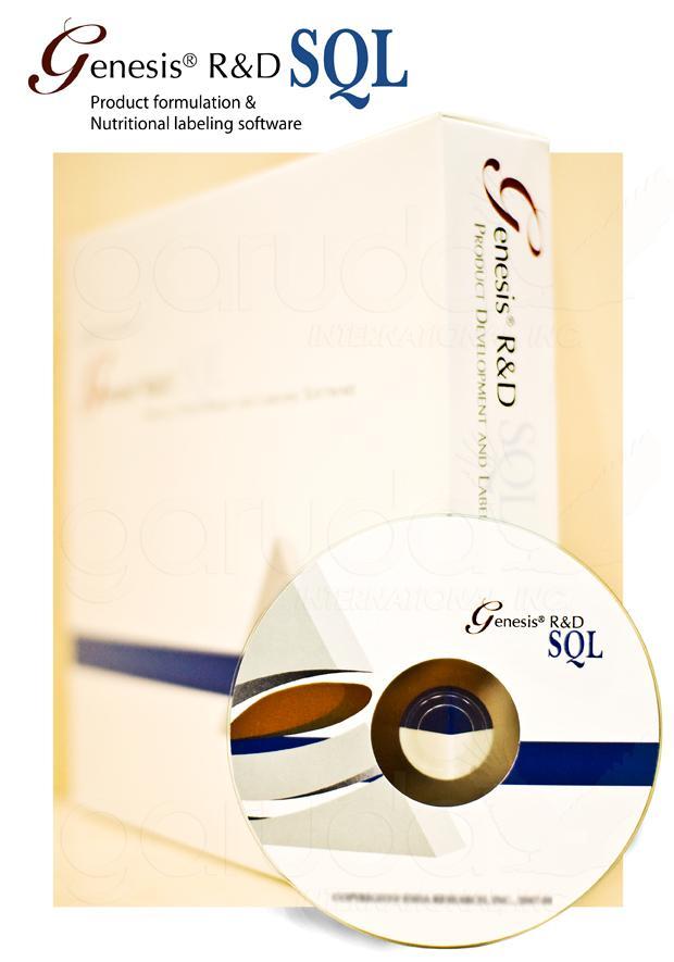 Genesis® R&D SQL Product Formulation and Labeling Software GENESIS