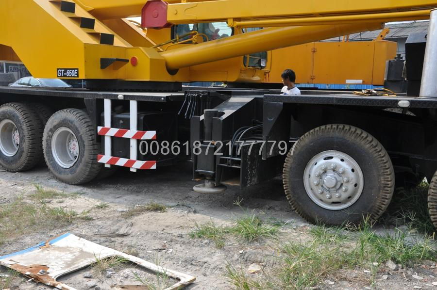 Tadano 65Ton used truck cranes  4