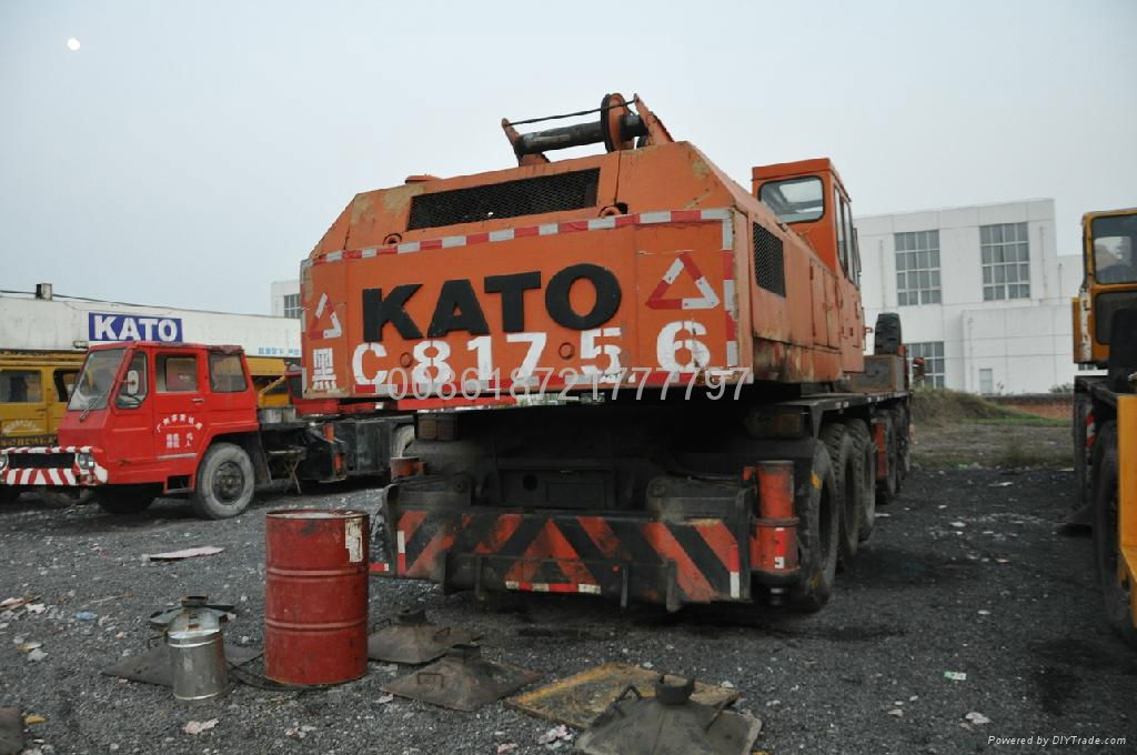 kato 80ton used cranes  3