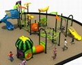 Plastic slide playground 2