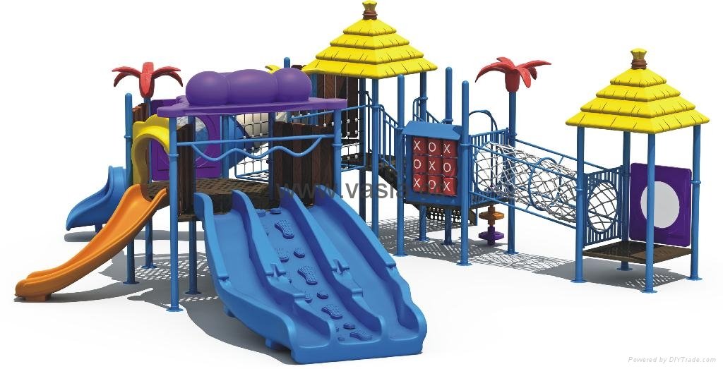 Children playground slide
