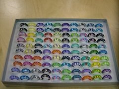 100% Hand Painted Rings