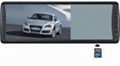 7inch  rearview LCD mirror monitor with memory card 1