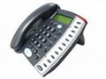 voip phone with large dot-matrix lcd