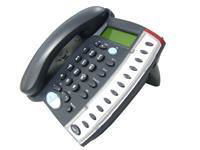 voip phone with large dot-matrix lcd