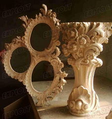 Supply French style wooden mirror(exp-s-018)