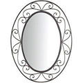 iron frame mirror