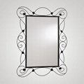 iron frame mirror
