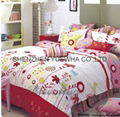 cartoon flower children  bedding sheet 2