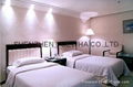 200X220cm full size plain hotel  bedsheet 4