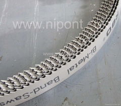 Bimetal band saw blade