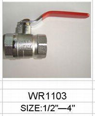 zinc ball valve wr1103