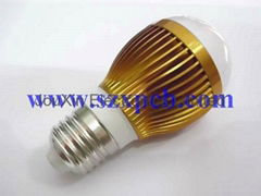 5W high power LED bulb light