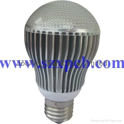 5W high power LED bulb light 3