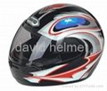 full face helmet D801 with many design and colors  4