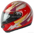 full face helmet D801 with many design and colors  3