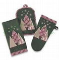 Christmas kitchen textile sets with