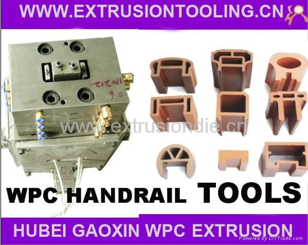 WPC handrail extrusion dies