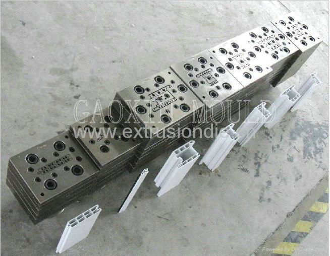 PVC window profile extrusion mould