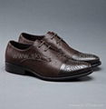 Clafield leather dress formal business shoes for gentlemen 5