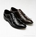 Clafield leather dress formal business shoes for gentlemen 2